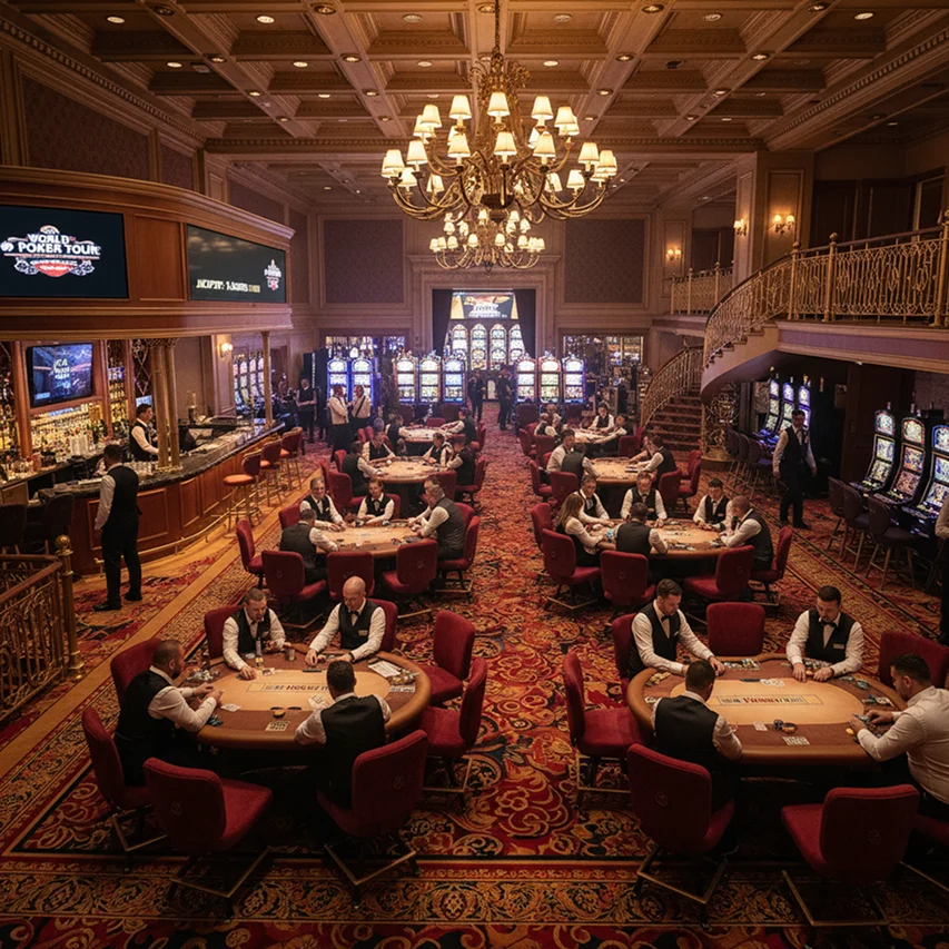 Elegant hotel room with a view